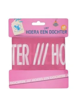 Afzetlint Hoera Een Dochter | Feestkleding Breda