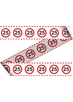 Afzetlint Verkeersbord 25 | Feestkleding Breda