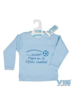 Feestkleding Breda Baby T-shirt ......SSSSTT!! |Papa En Ik Kijken Voetbal | Feestkleding