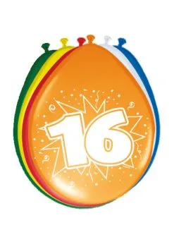 Ballonnen 16 Jaar | Feestkleding Breda