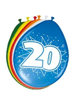 Ballonnen 20 Jaar | Feestkleding Breda