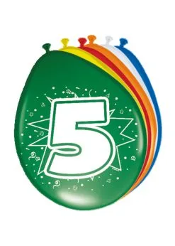 Feestkleding Breda Ballonnen 5 Jaar