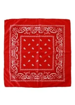 Boerenzakdoek Rood Met Motief | Feestkleding Breda