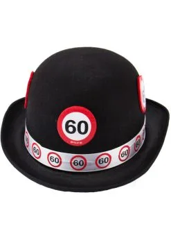 Bol Hoedje Met Verkeersbord 60 | Feestkleding Breda