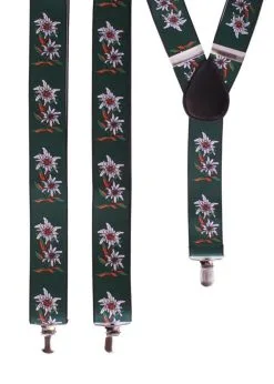 Bretels Edelweiss Groen |Feestkleding Breda