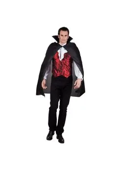 Cape Bloodlust Zwart (120 Cm) | Feestkleding Breda