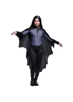 Cape Vleesmuis Zwart | Feestkleding Breda