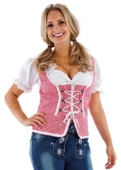 Dirndl Blouse Rood | Feestkleding Breda