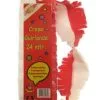 Crepe Guirlande Brandvertragend Rood/wit | Feestkleding Breda