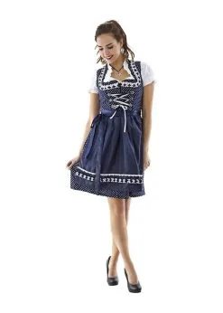Tirolerjurk Dirndl Blauw | Feestkleding Breda