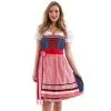 Dirndl Jurk Blauw/Wit Stippen | Feestkleding Breda
