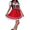 Dirndl Zwart/Rood | Feestkleding Breda