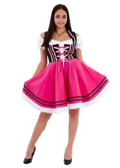 Dirndl Zwart/roze | Feestkleding Breda