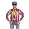 Disco Shirt Regenboog | Feestkleding Breda