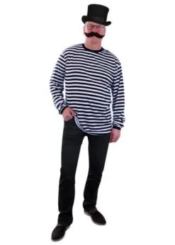 Feestkleding Breda Dorus Trui Zwart/wit