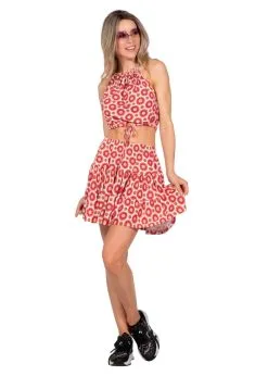 Festival Setje Top En Rok Rood | Feestkleding Breda