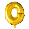 Folie Ballon Cijfer 0 Goud 40 Inch/102 Cm | Feestkleding Breda