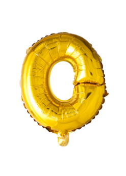 Folie Ballon Cijfer 0 Goud 40 Inch/102 Cm | Feestkleding Breda