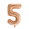 Folie Ballon Cijfer 5 Rose Gold 92 Cm | Feestkleding Breda