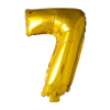 Folie Ballon Cijfer 7 Goud 102 Cm | Feestkleding Breda