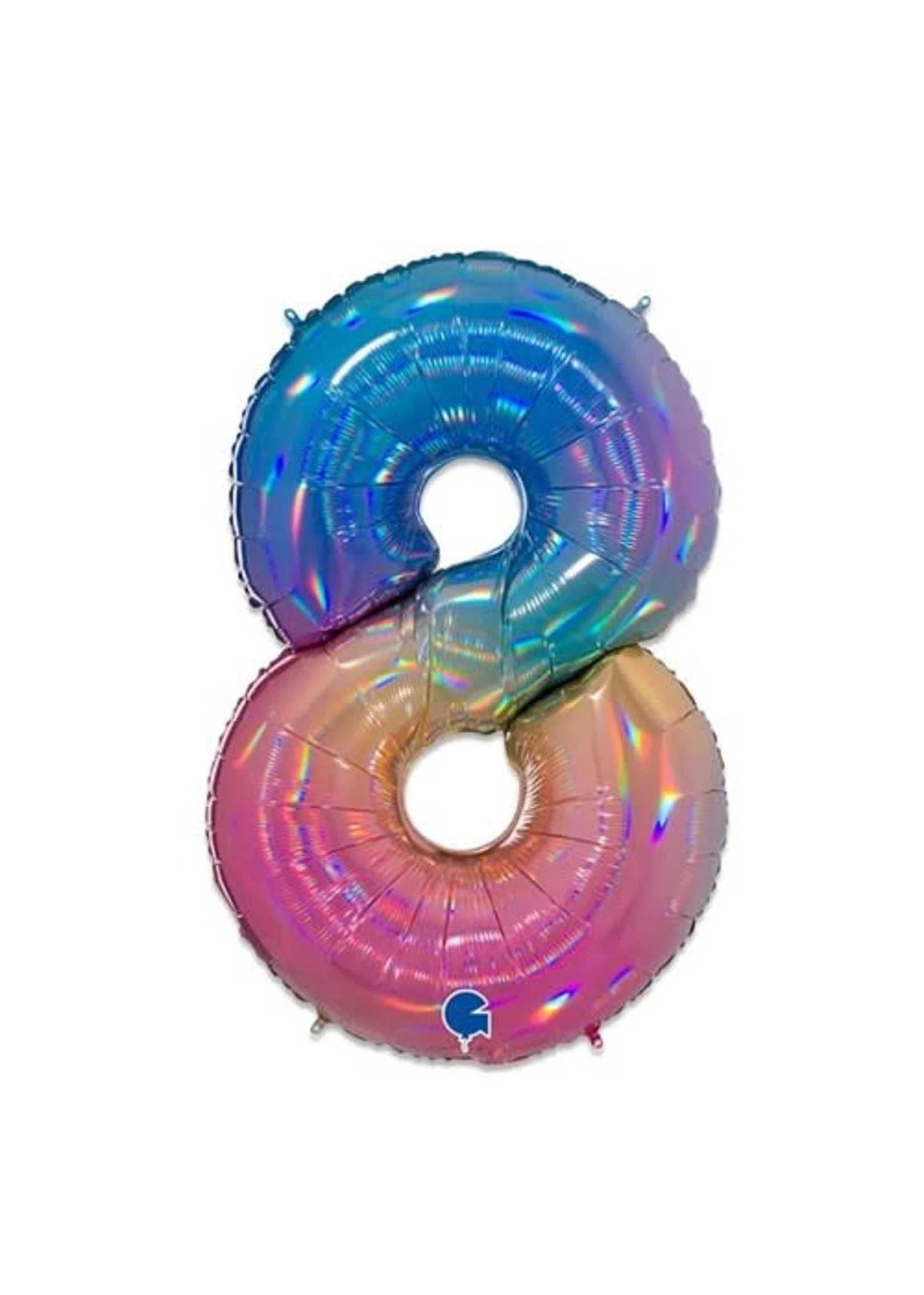 Folie Ballon Cijfer 8 Regenboog 102 Cm | Feestkleding Breda 1 Folie Ballon Cijfer 8 Regenboog 102 Cm | Feestkleding Breda