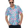 Hawaii Blouse Deluxe Blauw | Feestkleding Breda