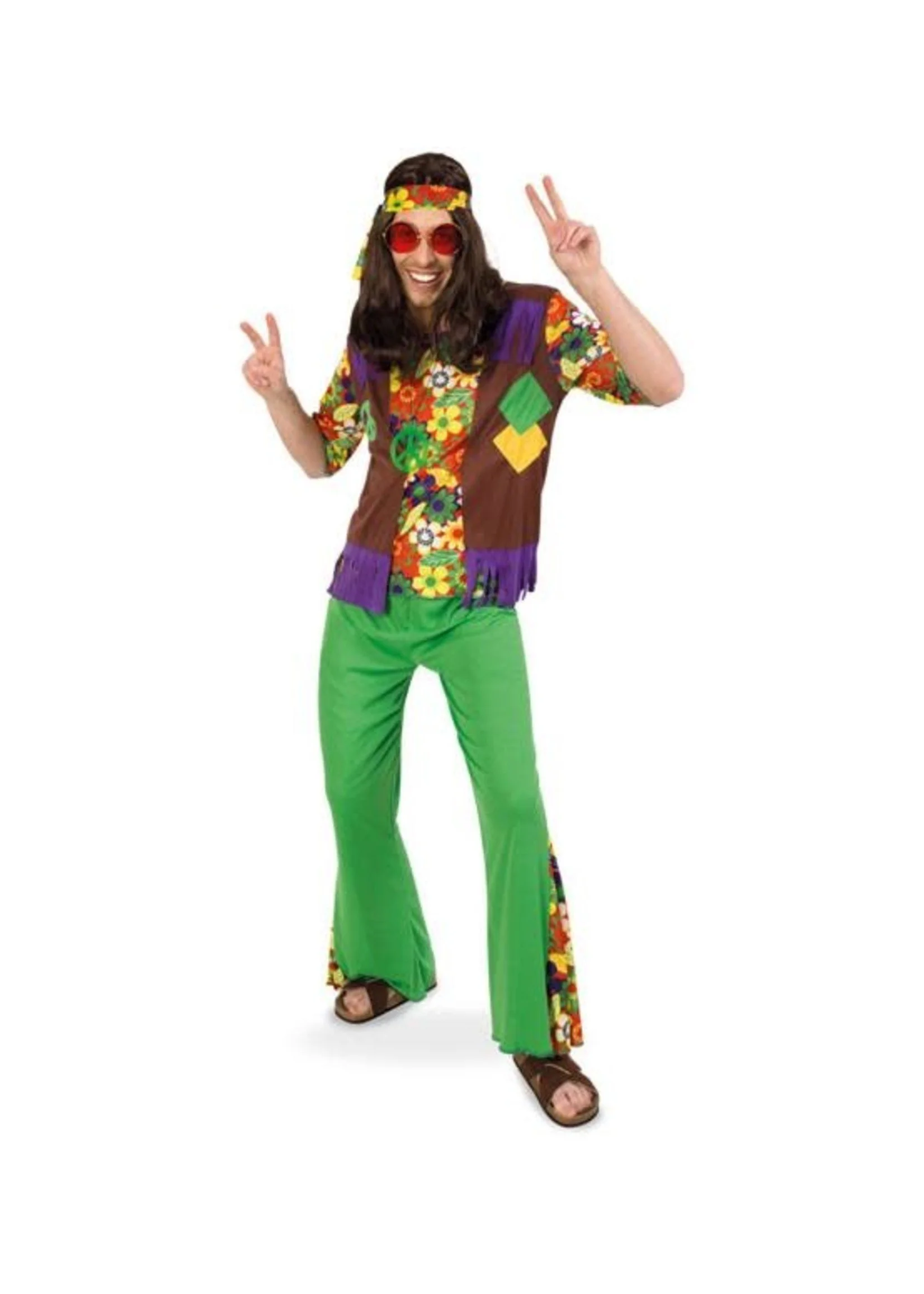 Hippie 2 Delig + Hoofdband | Feestkleding Breda 1 Hippie 2 Delig + Hoofdband | Feestkleding Breda