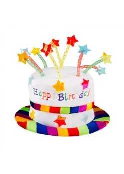 Hoed Rainbow Met Tekst Happy Birthday | Feestkleding Breda