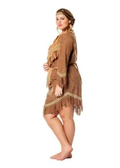 Indianen Jurk Bruin | Feestkleding Breda -Oktoberfest Winkel feestkleding breda indianen jurk bruin 2