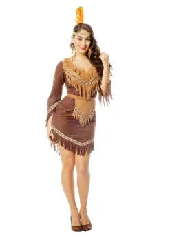 Indianen Jurk Bruin | Feestkleding Breda