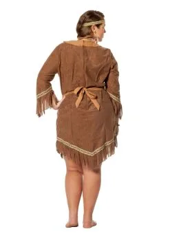 Indianen Jurk Bruin | Feestkleding Breda -Oktoberfest Winkel feestkleding breda indianen jurk bruin 3