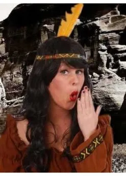 Indianen Kralenband Met Veer | Feestkleding Breda