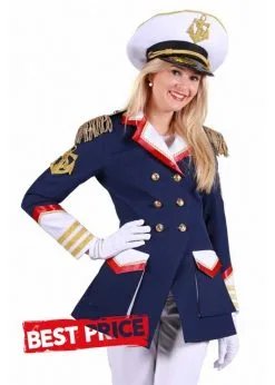 Feestkleding Breda Jas Dame ''Ahoy'', Marineblauw-Mix Van Kleuren