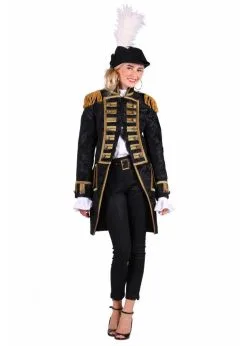 Feestkleding Breda Jas Dame ''Nelson Brocaat'', Zwart-Zwart