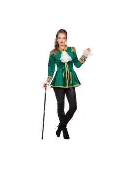 Feestkleding Breda Jas Luxe Markiezin Groen