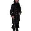 Feestkleding Breda Jas Piraat James Alday Heren, Zwart