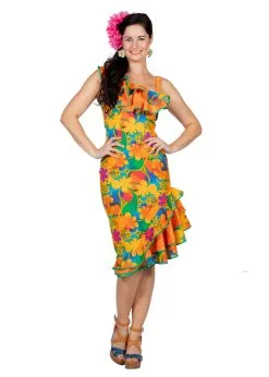 Jurk Hawaii Bloemen | Feestkleding Breda