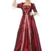 Feestkleding Breda Jurk Markiezin Bordeauxrood