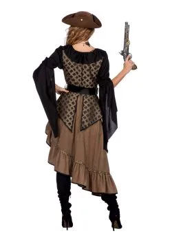 Feestkleding Breda Jurk Piraat Taupe Luxe 8 Feestkleding Breda Jurk Piraat Taupe Luxe -Oktoberfest Winkel feestkleding breda jurk piraat taupe luxe 2