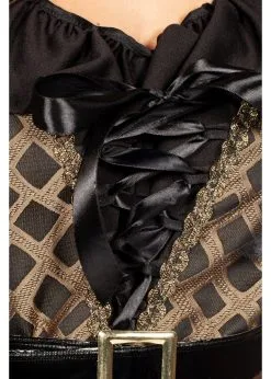 Feestkleding Breda Jurk Piraat Taupe Luxe 10 Feestkleding Breda Jurk Piraat Taupe Luxe -Oktoberfest Winkel feestkleding breda jurk piraat taupe luxe 4