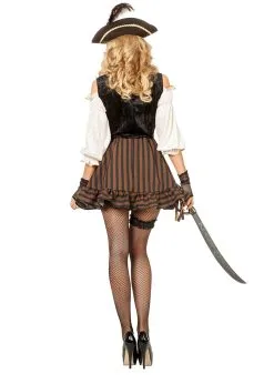 Jurk Pirate Bruin | Feestkleding Breda -Oktoberfest Winkel feestkleding breda jurk pirate bruin 3