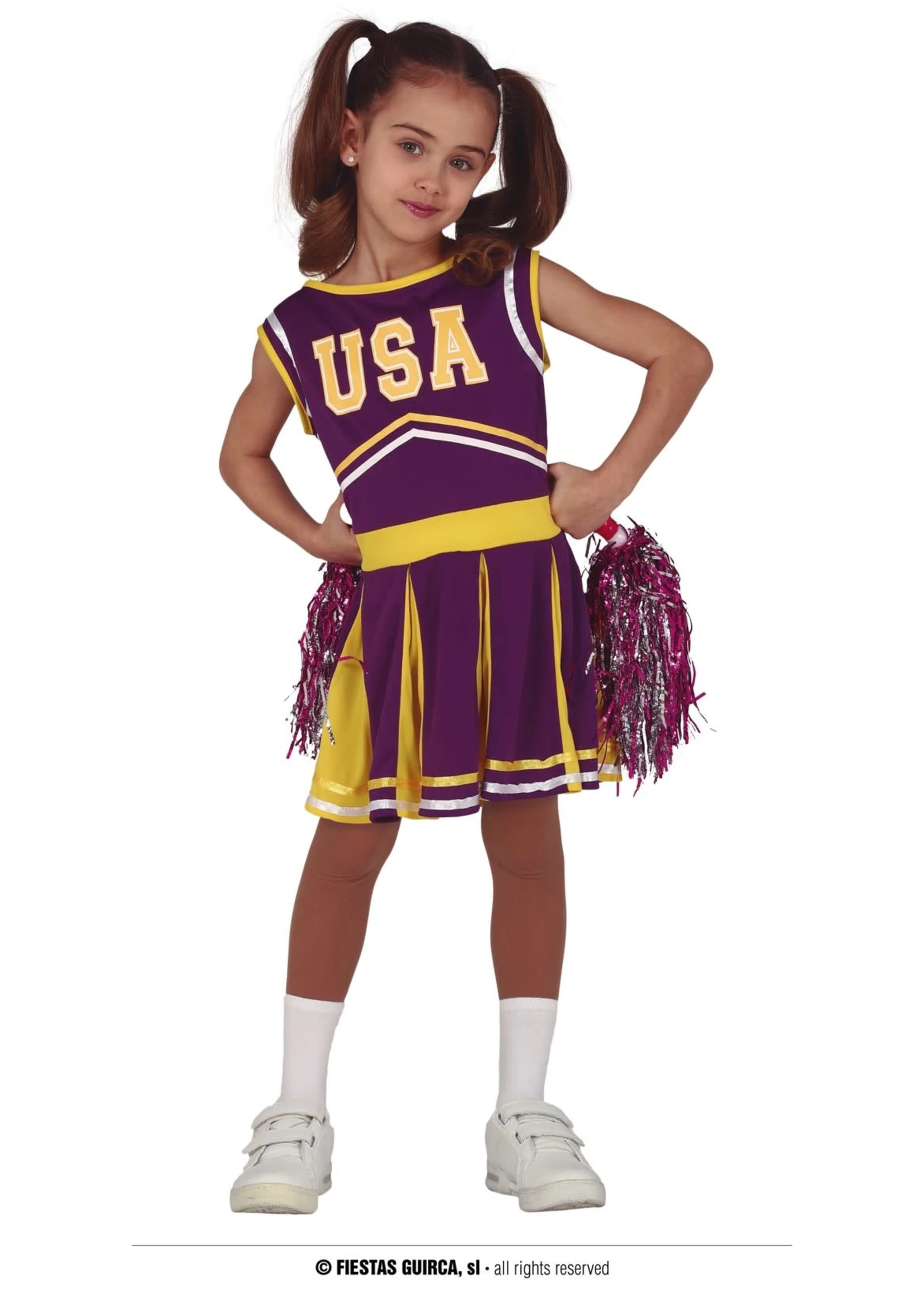 Feestkleding Breda Kinderkostuum Cheerleader 1 Feestkleding Breda Kinderkostuum Cheerleader