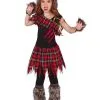 Feestkleding Breda Kinderkostuum Schots Wolf Meisje