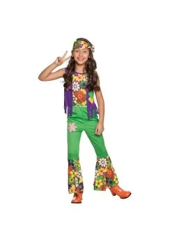 Feestkleding Breda Kinderkostuum Woodstock Meisje 7-9 Jaar