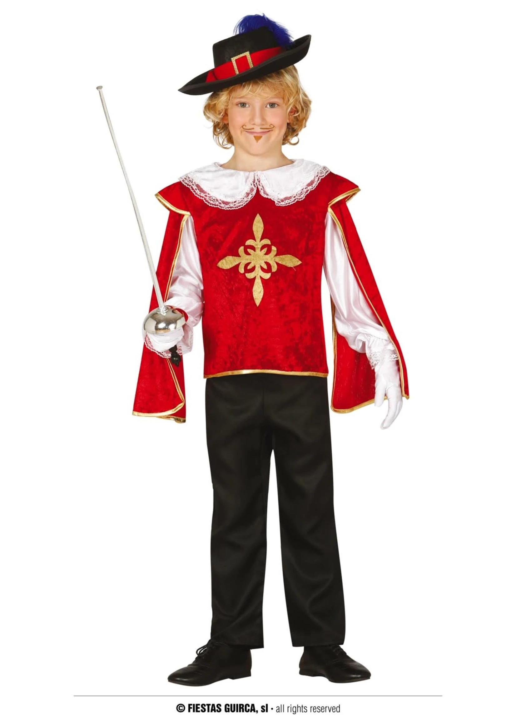 Feestkleding Breda Kostuum Musketier Jongen 1 Feestkleding Breda Kostuum Musketier Jongen