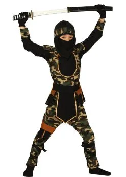 Feestkleding Breda Kostuum Ninja Commando Kind