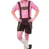 Lederhose Johann Donkerbruin Kort | Feestkleding Breda