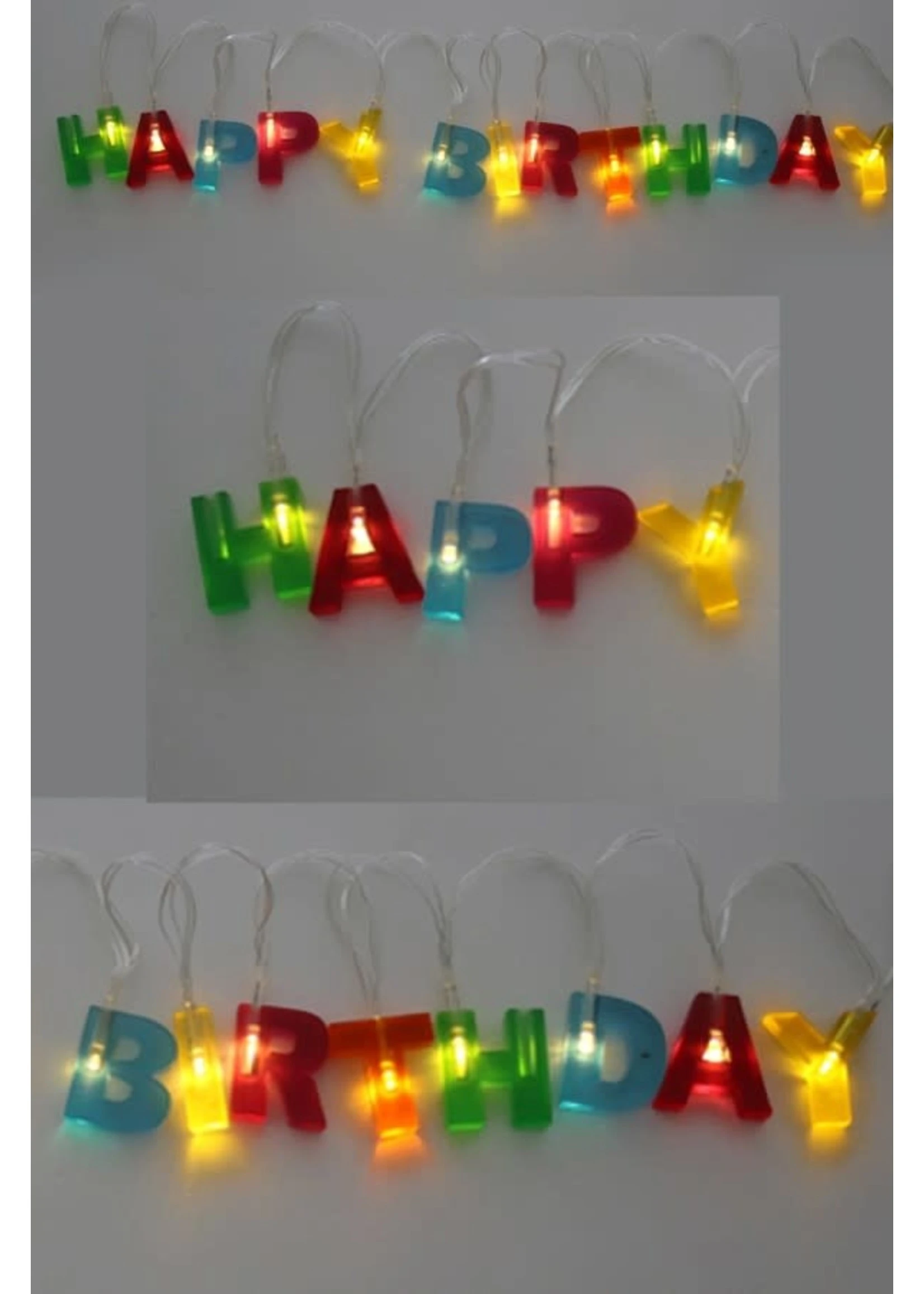 Letterslinger Happy Birthday Met Licht | Feestkleding Breda 1 Letterslinger Happy Birthday Met Licht | Feestkleding Breda