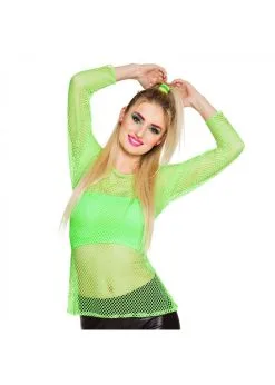 Feestkleding Breda Netshirt Groen