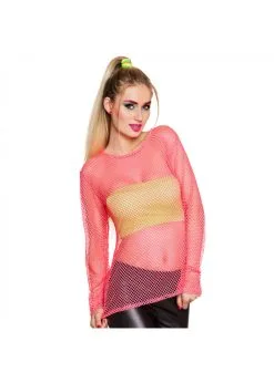 Feestkleding Breda Netshirt Roze